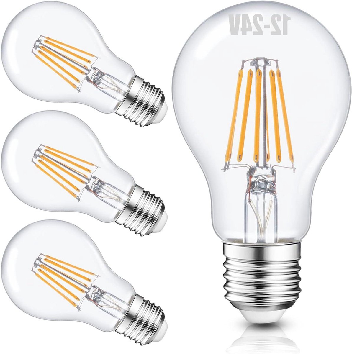 12V LED Lamp - Laagspanning Lamp - Off Grid Verlichting - AC/DC Compatibel - 6W 600Lm - Warm Wit