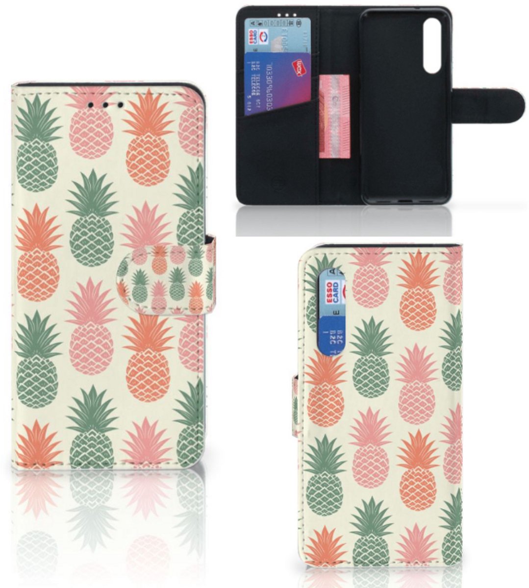Xiaomi Mi 9 SE Book Cover Ananas
