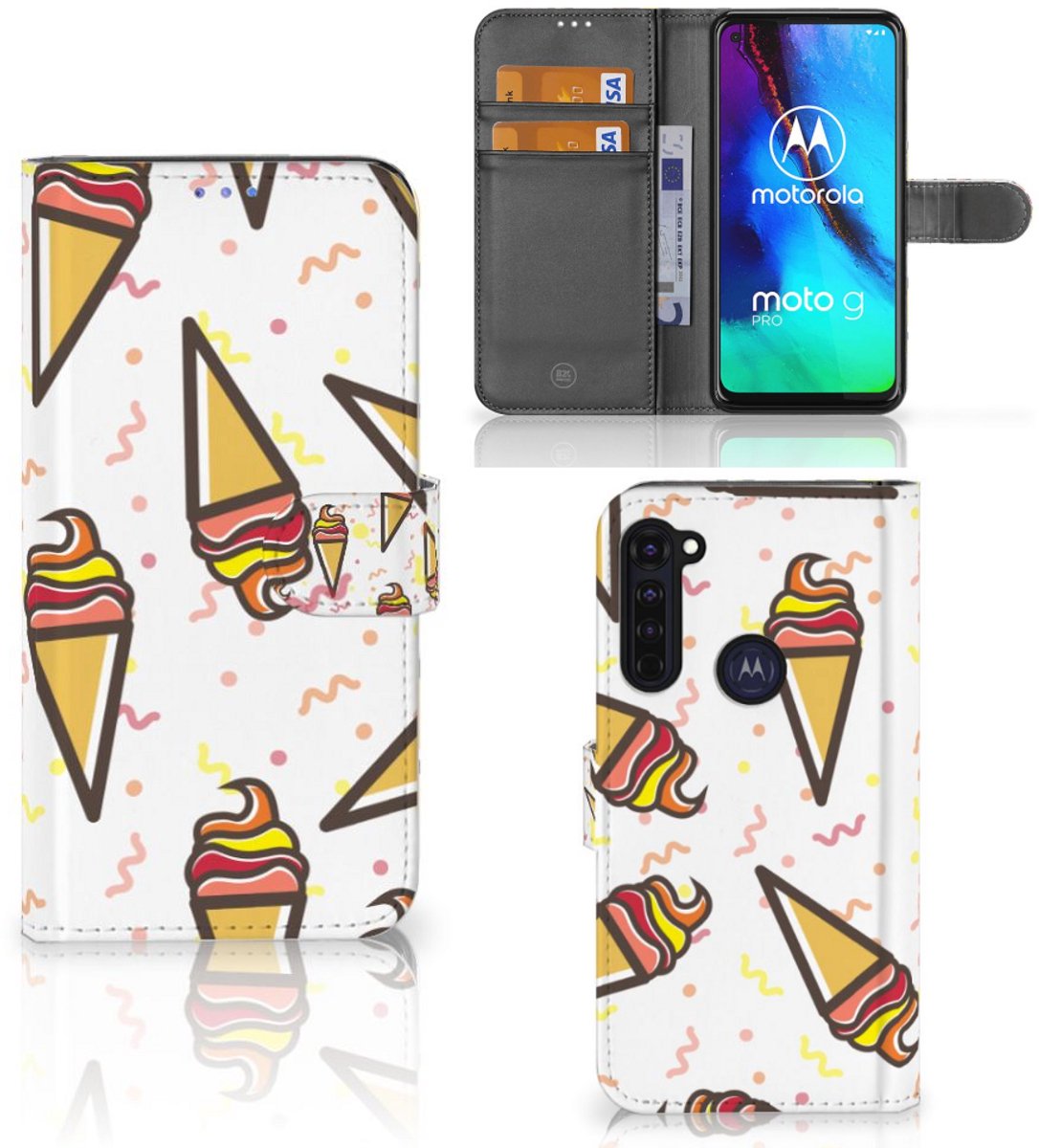 Motorola Moto G Pro Book Cover Icecream