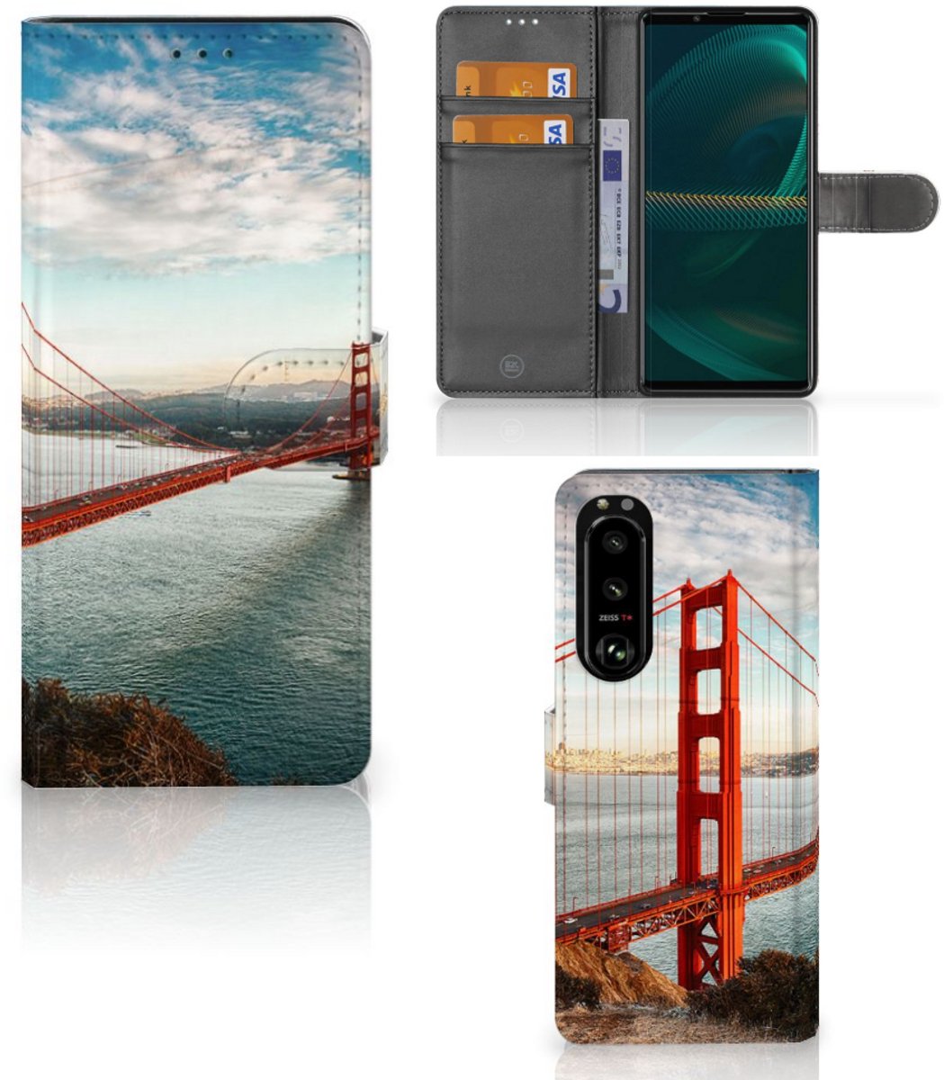 Sony Xperia 5III Flip Cover Golden Gate Bridge