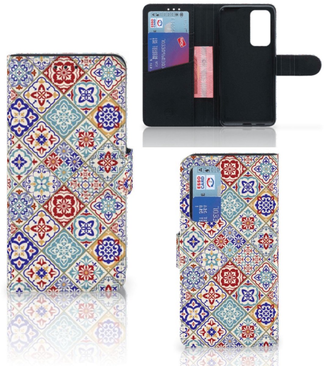 Huawei P40 Bookcase Tiles Color