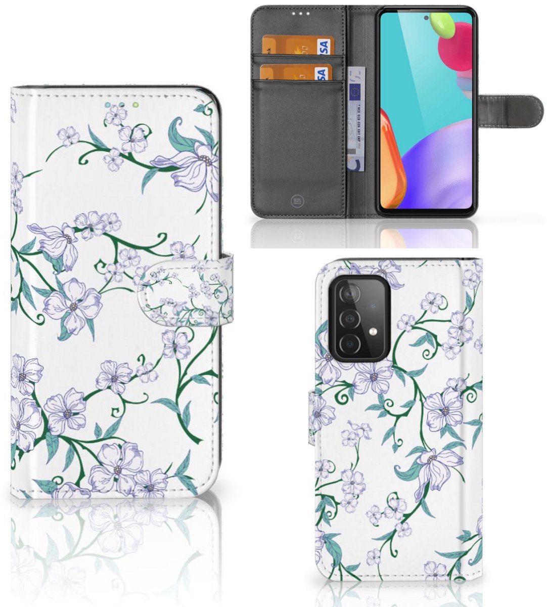 Samsung Galaxy A52 Uniek Hoesje Blossom White