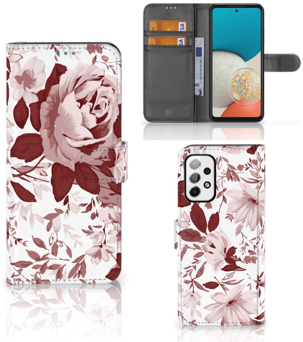 Hoesje Samsung Galaxy A73 5G Watercolor Flowers