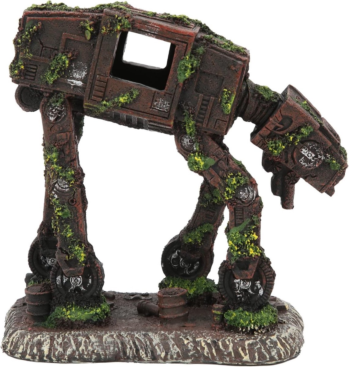 Decoratieve Robot Hond voor Aquarium - Unieke Synthetische Hars Ornamenten, Aquarium Accessoires en Onderwater Decoratie