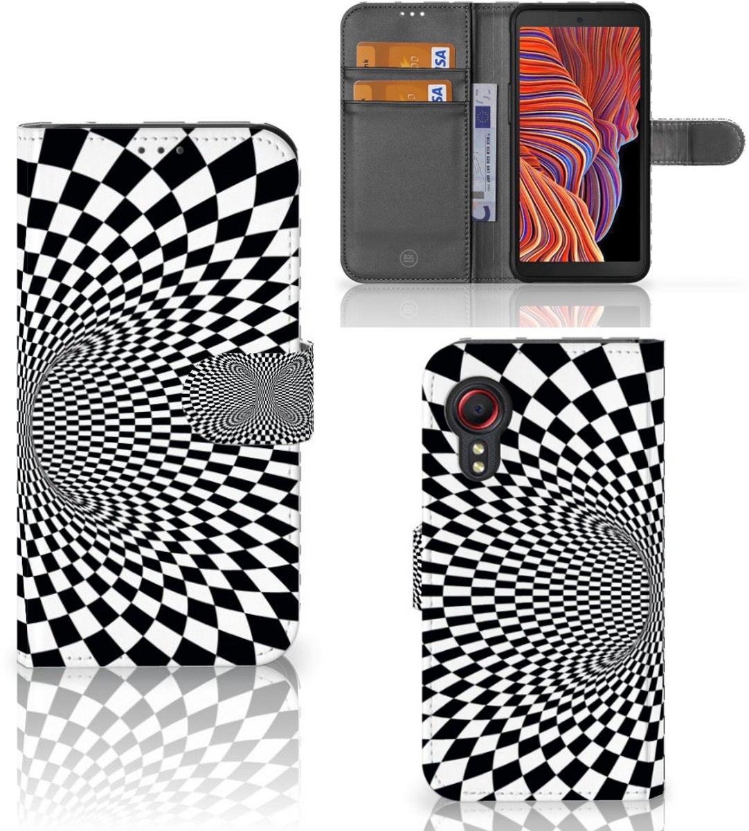 Samsung Galaxy Xcover 5 Book Case Illusie