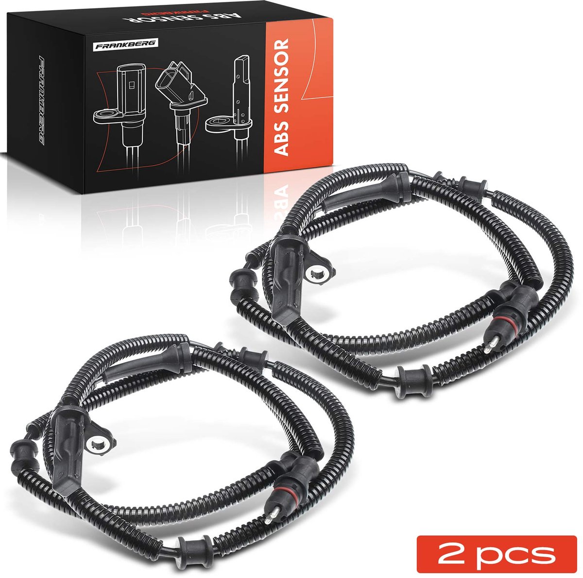 Frankberg 2x ABS Sensor Achteras voor Opel