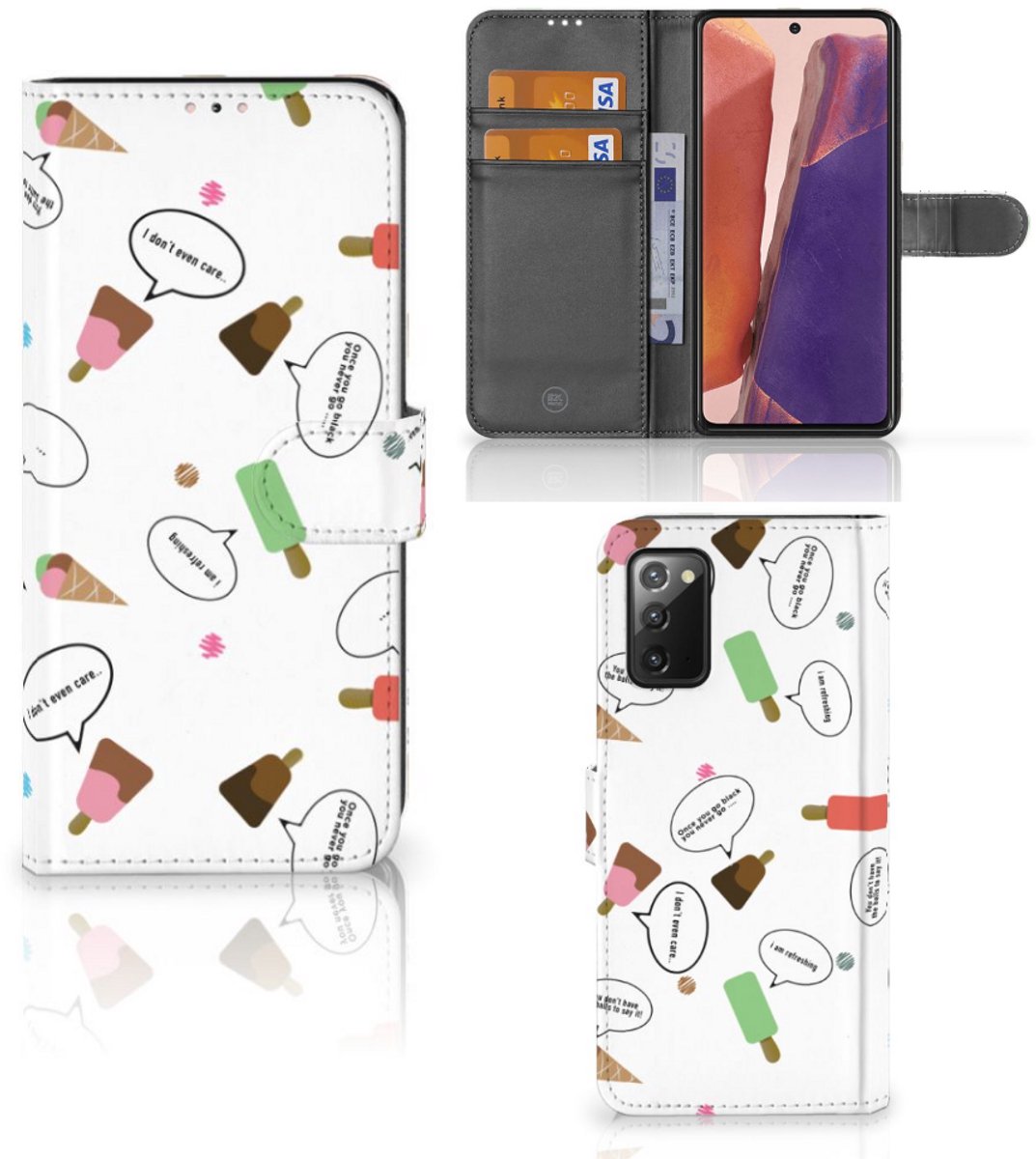 Samsung Galaxy Note 20 Book Cover IJsjes