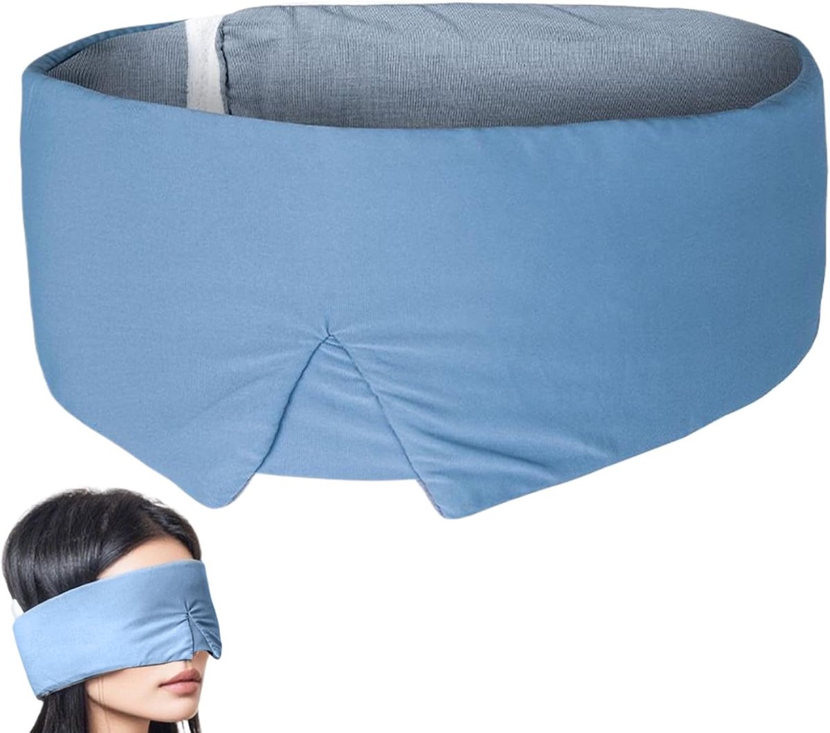 Oogmasker - Nachtblinddoek - Reizen en Rust - Ademend en Verstelbaar - 72 x 7.5 cm