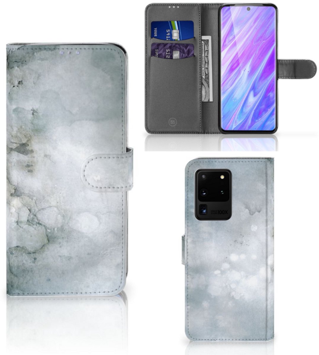 Hoesje Samsung Galaxy S20 Ultra Painting Grey