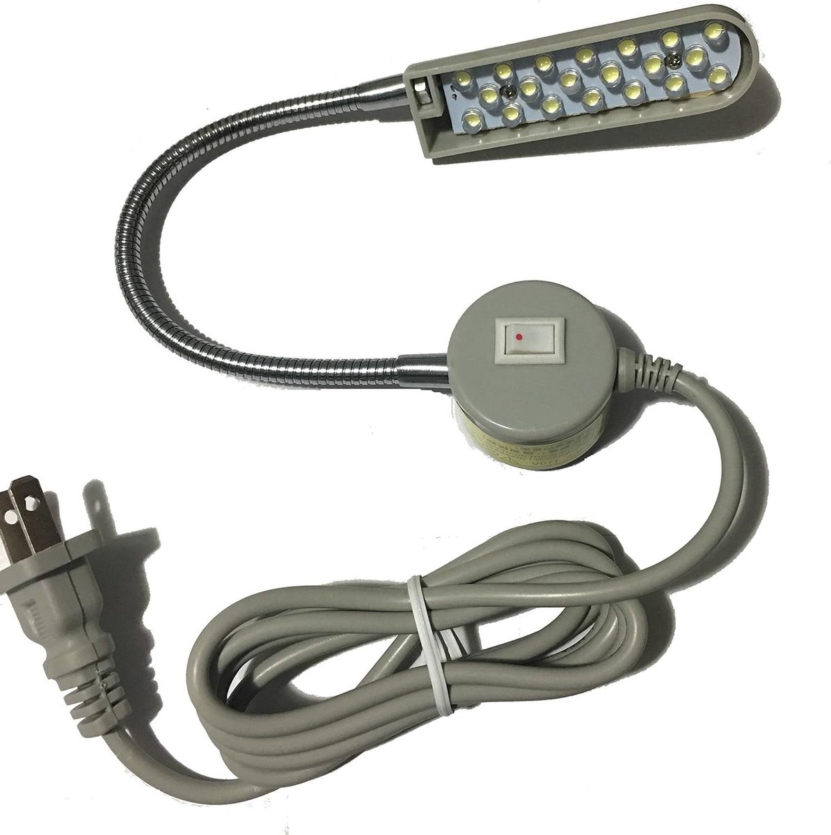 Naaimachine Zwanenhals Lamp - LED Werkverlichting - Precisie Naaiwerk - Flexibele Zwanenhals - 20 LED's - Zwart