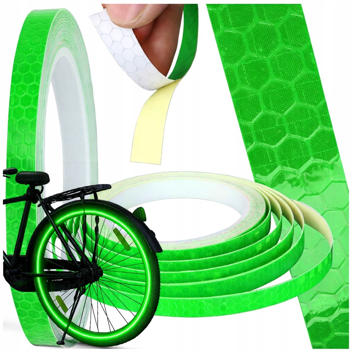 VERK Group - Reflecterende Tape - Zelfklevend - 8m - Groen