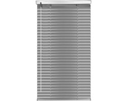 Aluminium Jaloezie - Raambekleding Rolgordijn - Zonlicht Reguleren - Draadloos Kindveilig - 100x100cm - Zilver
