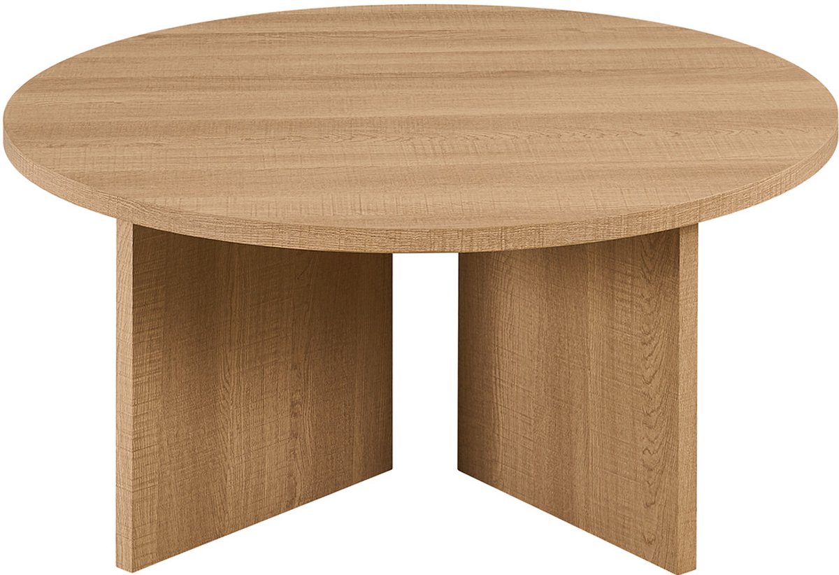 Salontafel Rond – Eiken – Ø90 cm