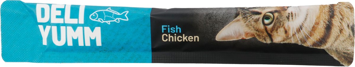 Flamingo - Snack Deli Yumm Pasta skin & coat - Kattensnacks - Kattensnoepjes - 70g - 1st