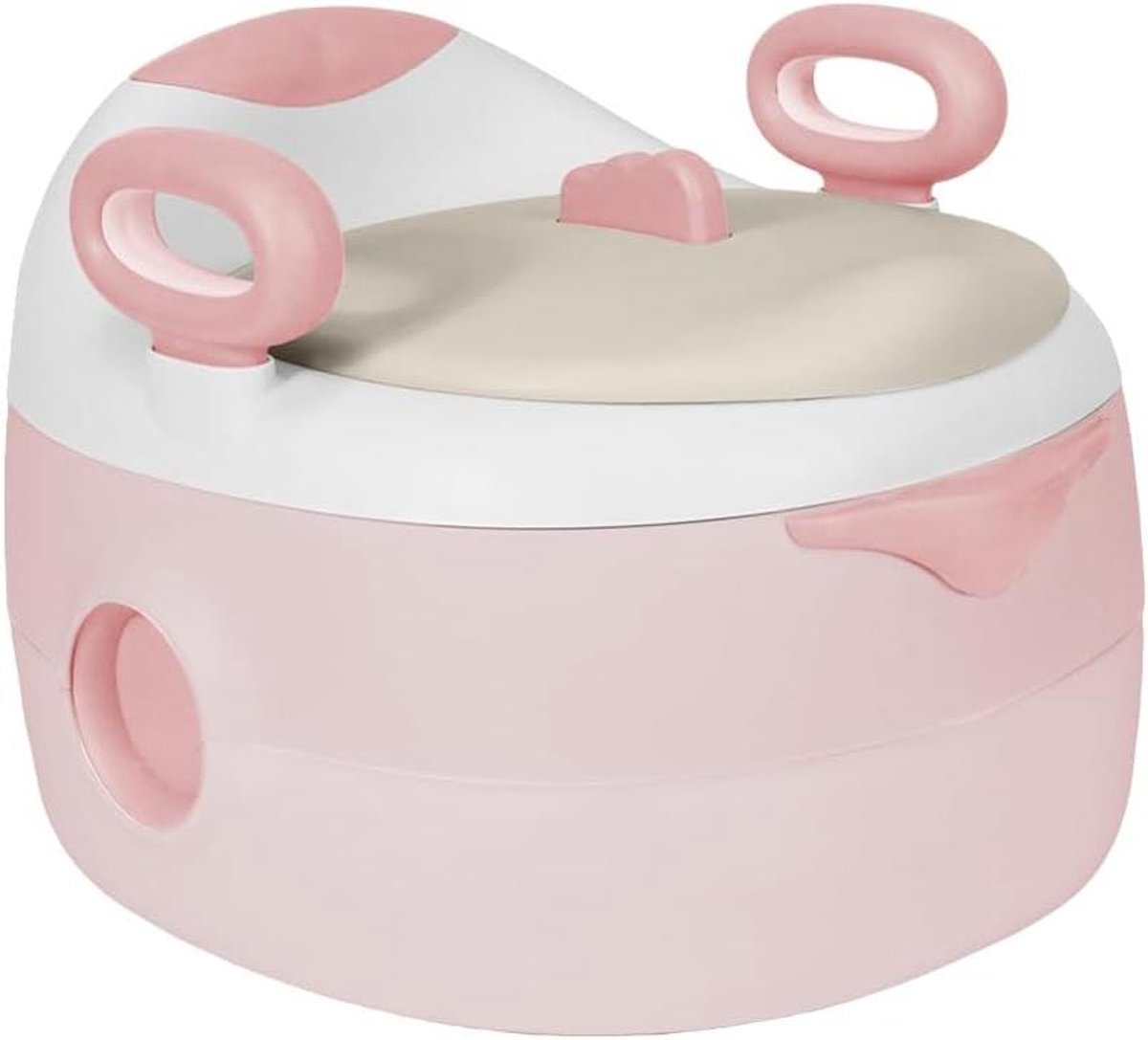 Toiletverkleiner met Trap - Kinder Toiletadapter - Zindelijkheidstraining Kind - Spatwaterdicht en Antislip - Universele Pasvorm - Grijs