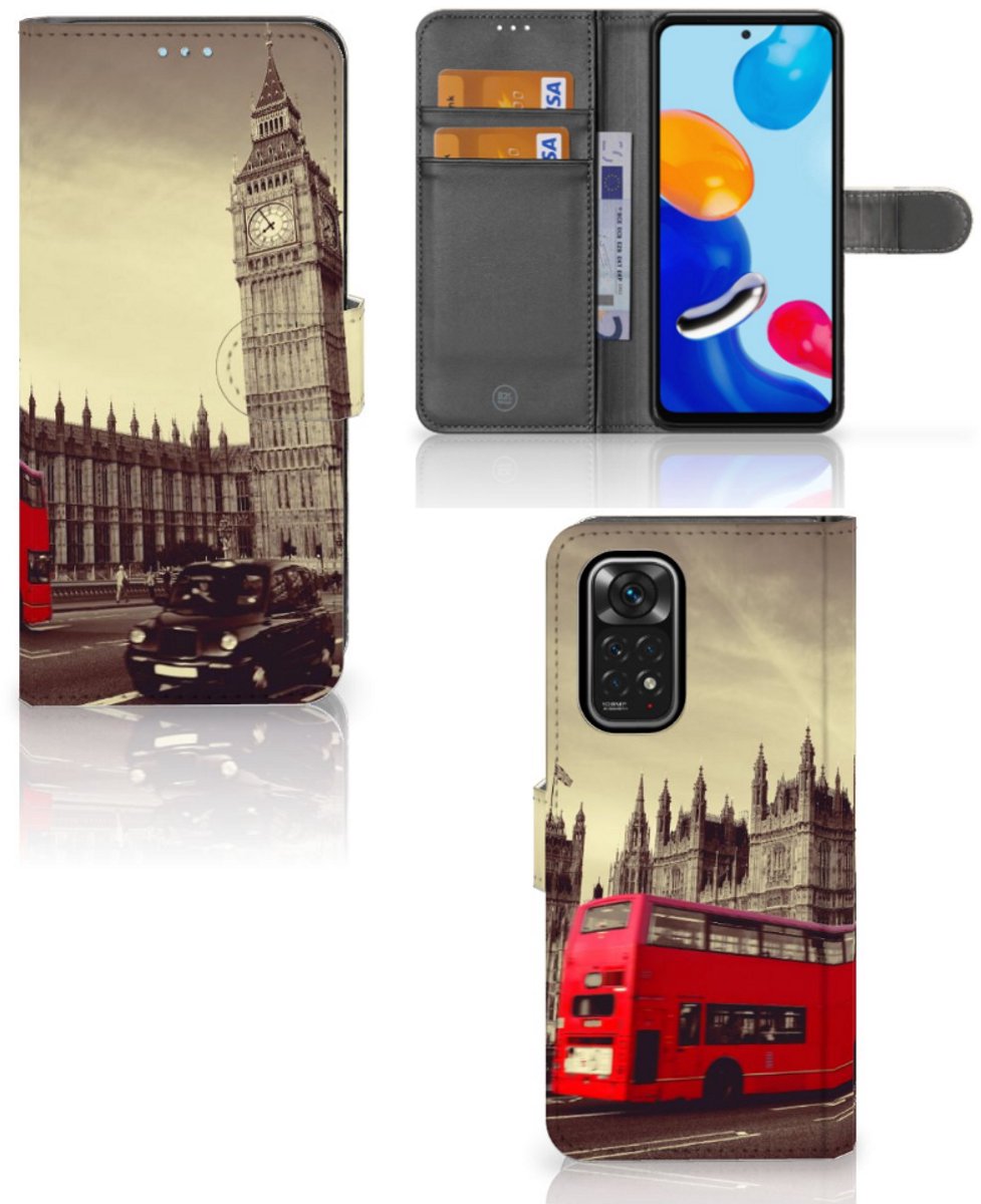 Xiaomi Redmi Note 11/11S Flip Cover Londen