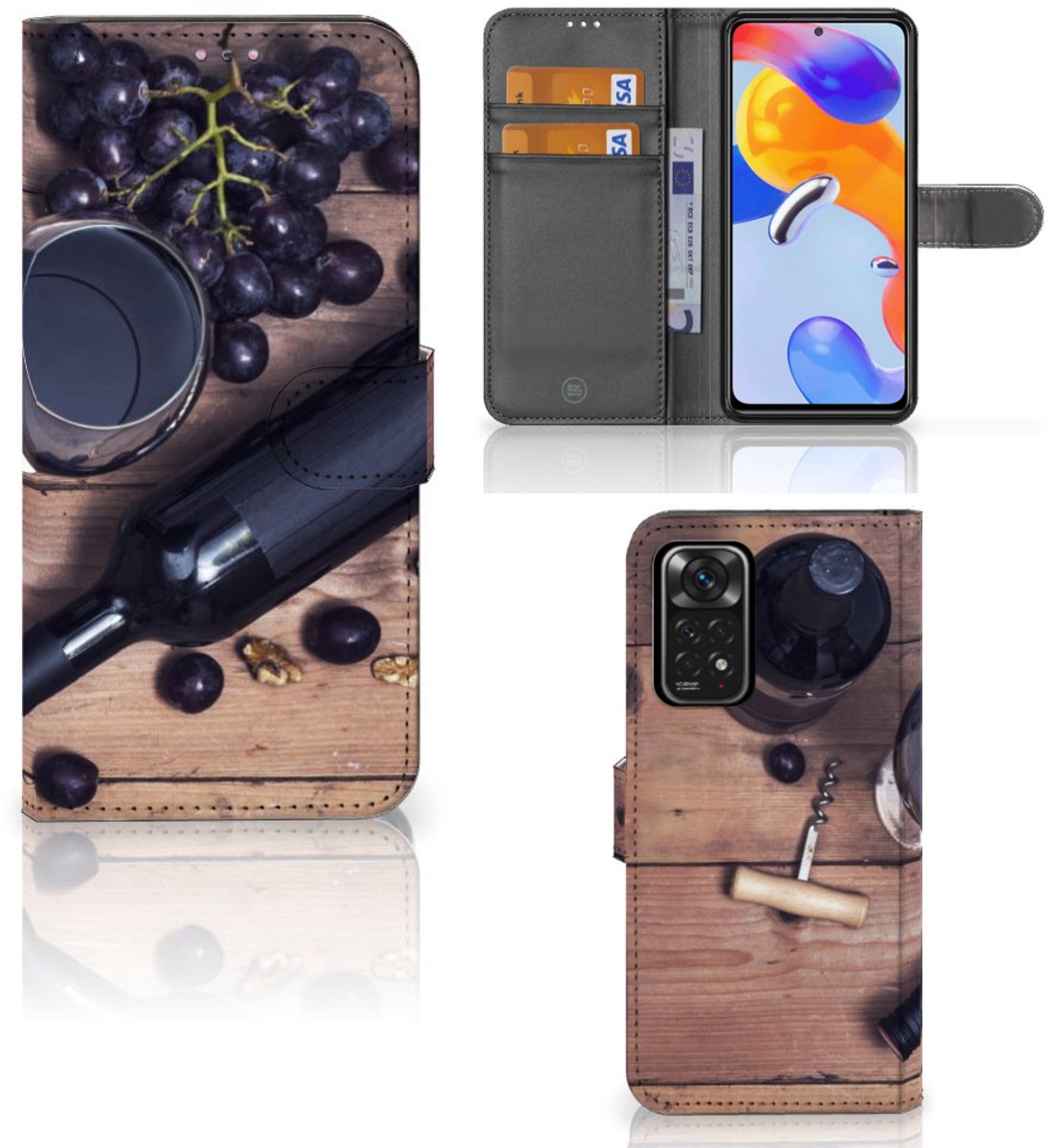 Xiaomi Redmi Note 11 Pro 5G/4G Book Cover Wijn
