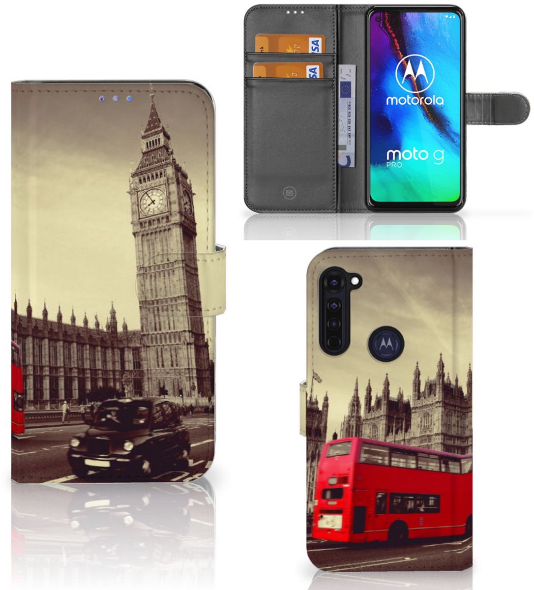 Motorola Moto G Pro Flip Cover Londen