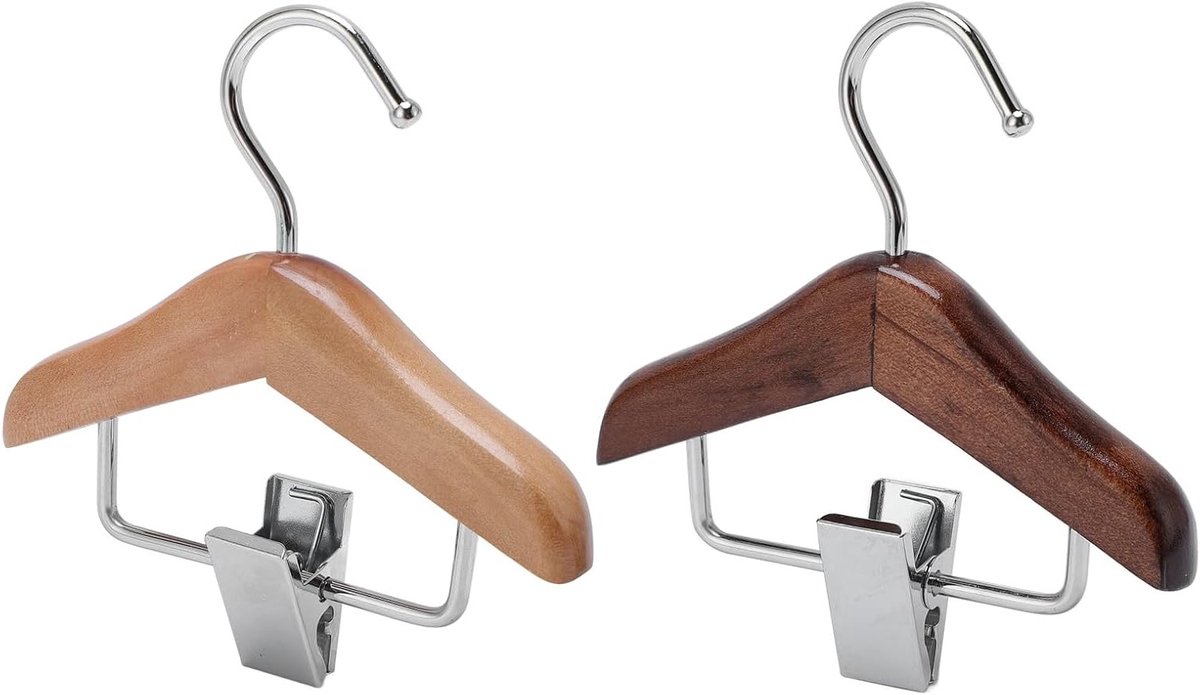 Houten Miniatuur Pendant met Klem voor Nagelkunst Kleurkaarten, Thuis en Studio, Eenvoudige Opslag en Organisatie