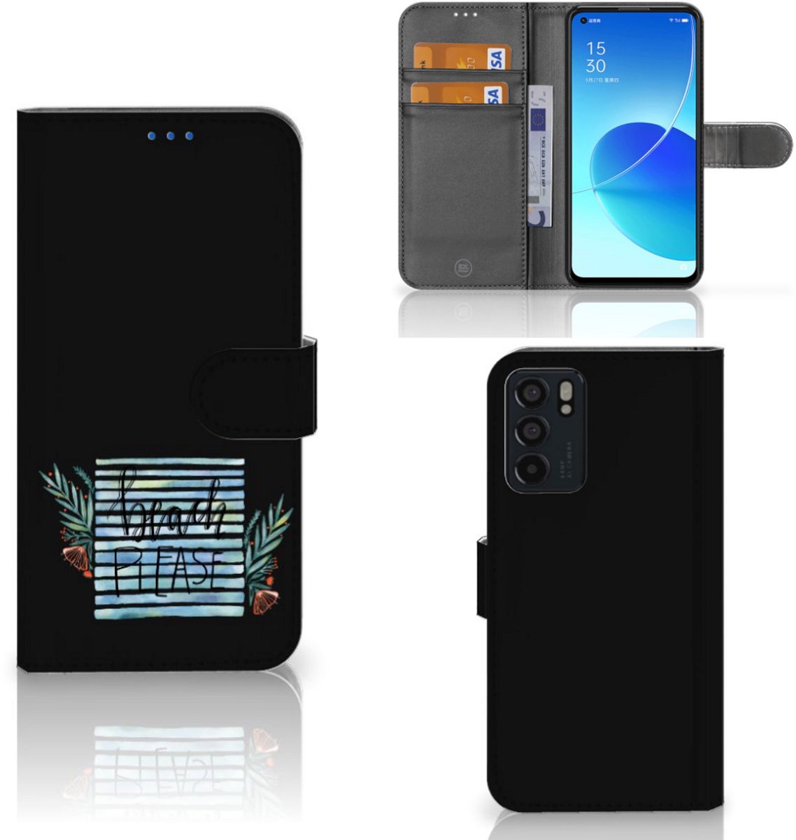 OPPO Reno6 5G Leuk Hoesje Boho Beach