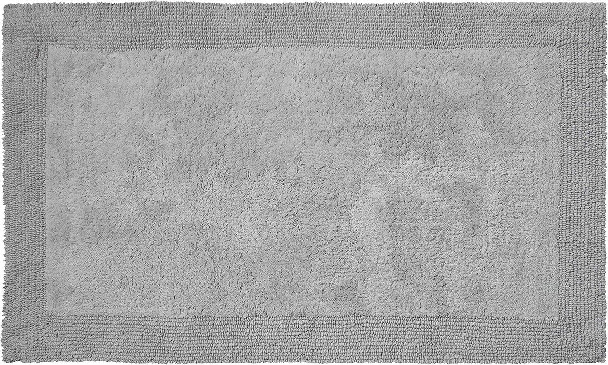 Grund Bath mat, Ultra-soft, absorbent and usable on both sides, Organic cotton, 5 year warranty, LUXOR, Bath mat 80x150 cm, Pebble grey