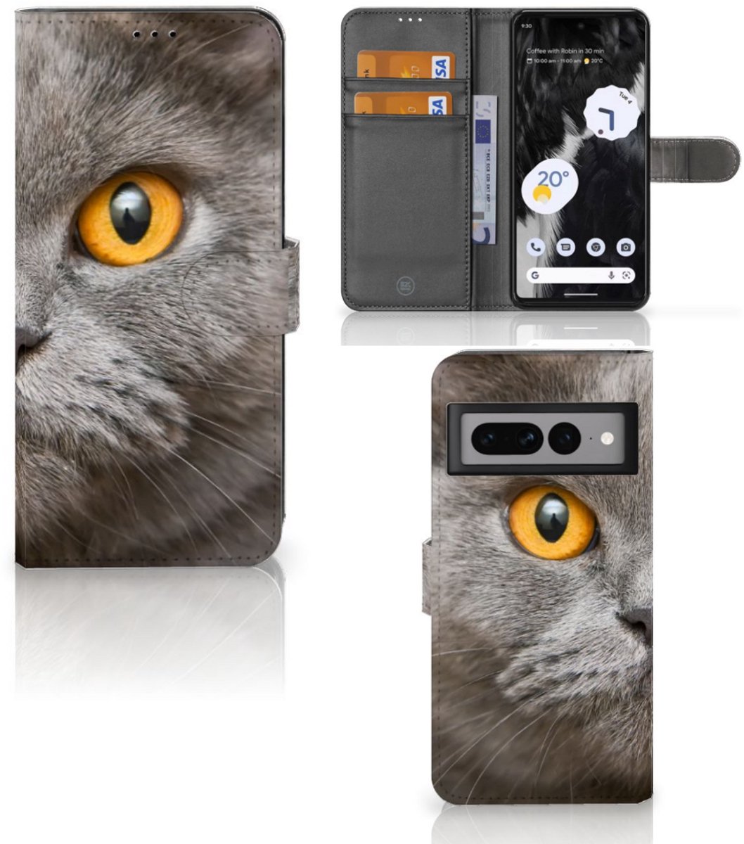 Telefoonhoesje met Pasjes Google Pixel 7 Pro Britse Korthaar