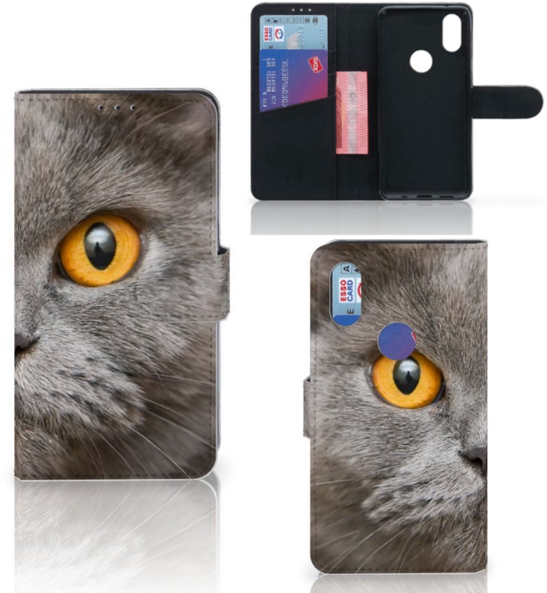 Telefoonhoesje met Pasjes Xiaomi Mi Mix 2s Britse Korthaar