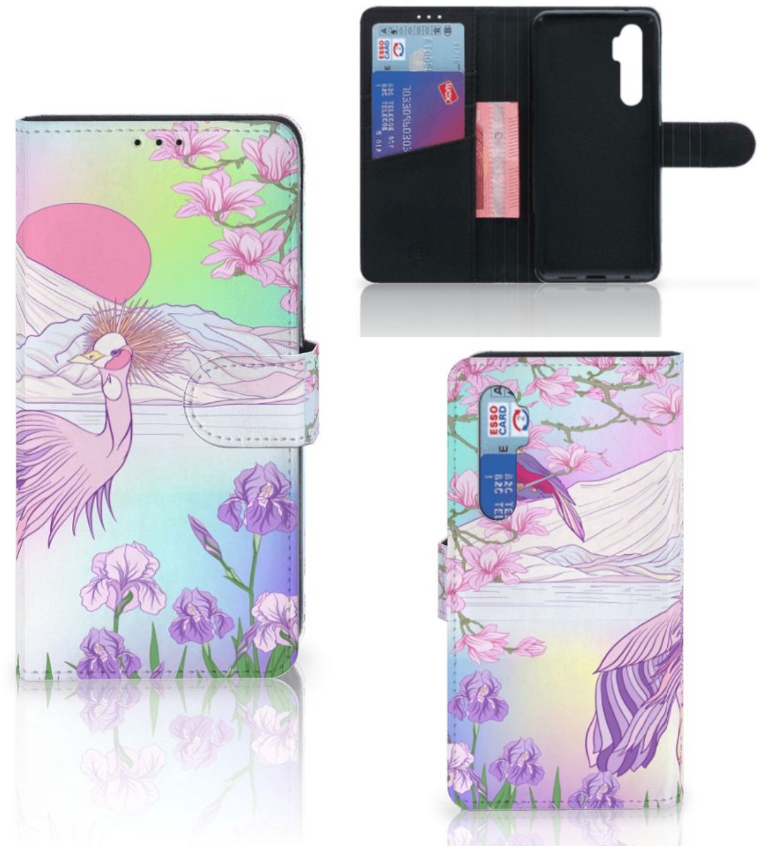Xiaomi Mi Note 10 Lite Telefoonhoesje met Pasjes Bird