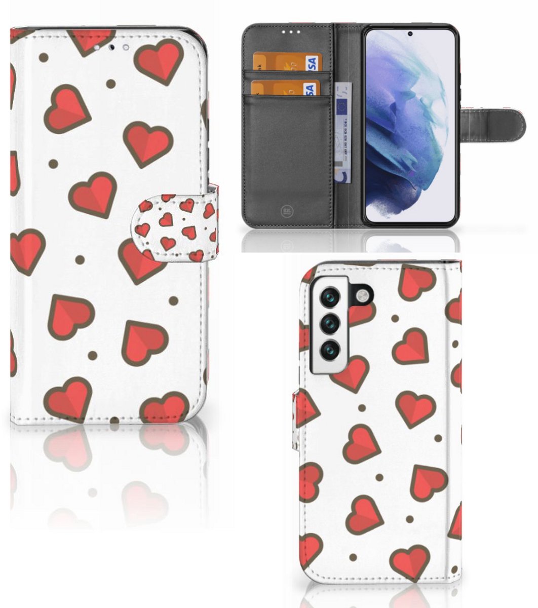 Samsung Galaxy S22 Telefoon Hoesje Hearts