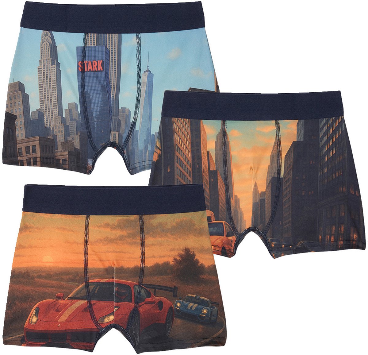 Jonen Set van 3 boxershorts