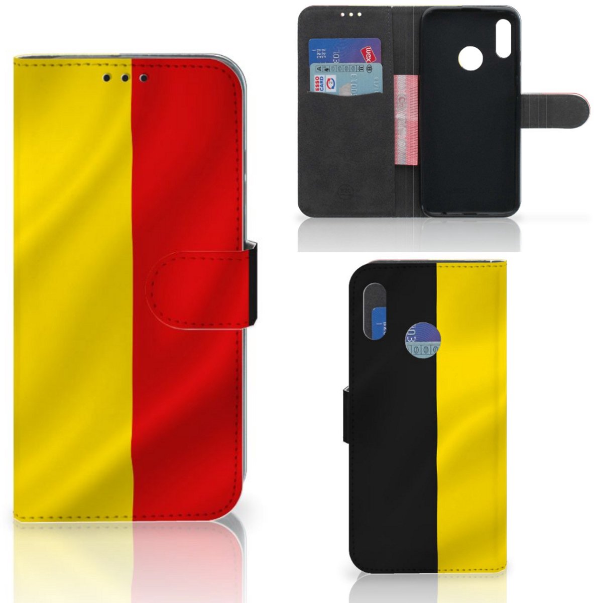Honor 10 Lite Bookstyle Case Belgische Vlag