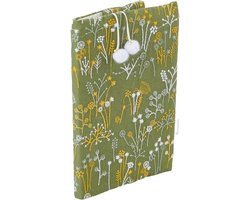 SUPERFINDINGS Waterproof A5 Pocket Book Cover Fabric Floral Pattern Notebook 31 x 22.5 cm