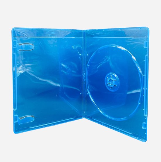 Blu-Ray Cases - Opbergdozen - Media Opslag - Slank formaat - 6mm - Blauw — afbeelding 2