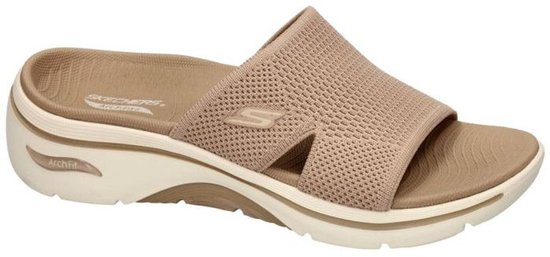 Skechers Go Walk Arch fit 2.0 Slippers beige - Taille 38