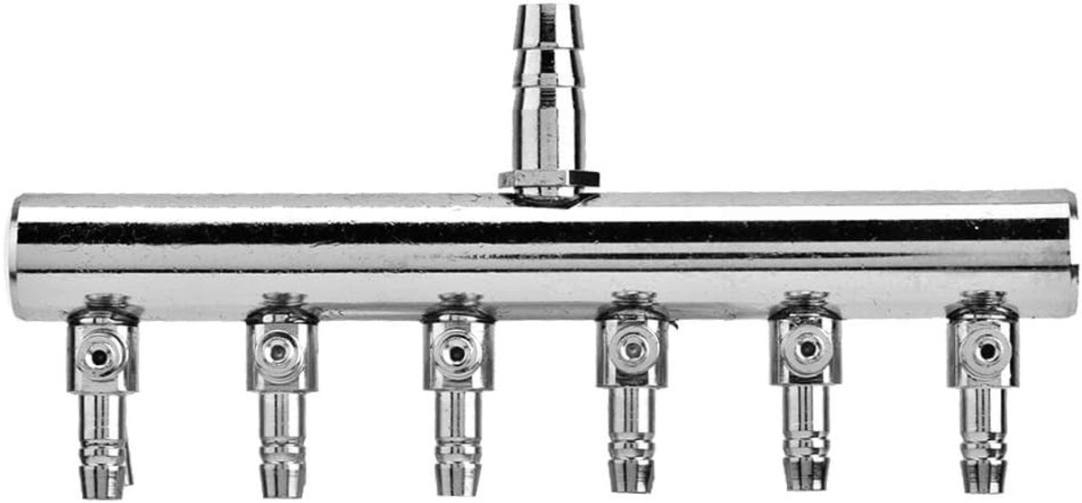 Stainless Steel Aquarium Luchtstroom Splitter - 2-Weg Ventiel voor Zuurstofdistributie en Luchtpomp Accessoires voor Aquaria