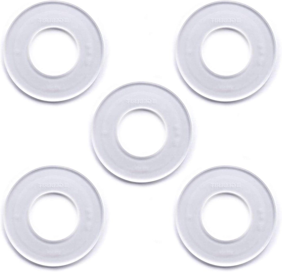 Diafragma Washer Set - Spoelklep Rubber - Toilet Reparatie - Origineel Ontwerp - 63 x 32 mm - Zwart