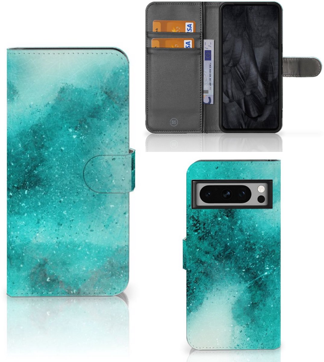 Hoesje Google Pixel 8 Pro Painting Blue