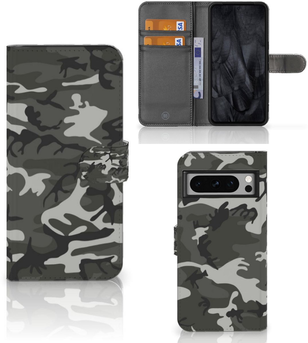 Google Pixel 8 Pro Telefoon Hoesje Army Light