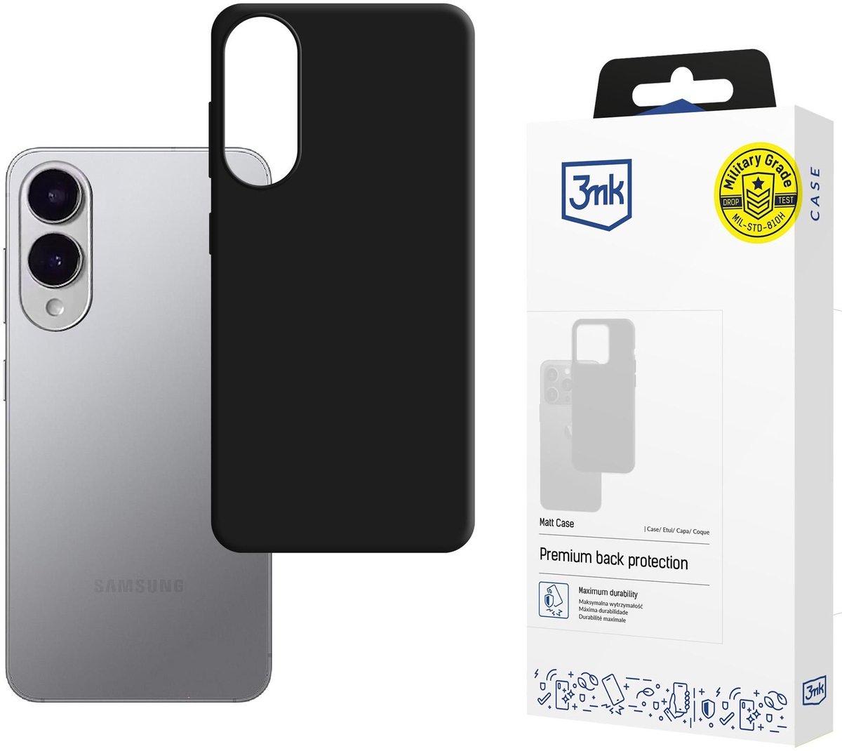 Samsung Galaxy S25 Edge - 3mk mat hoesje