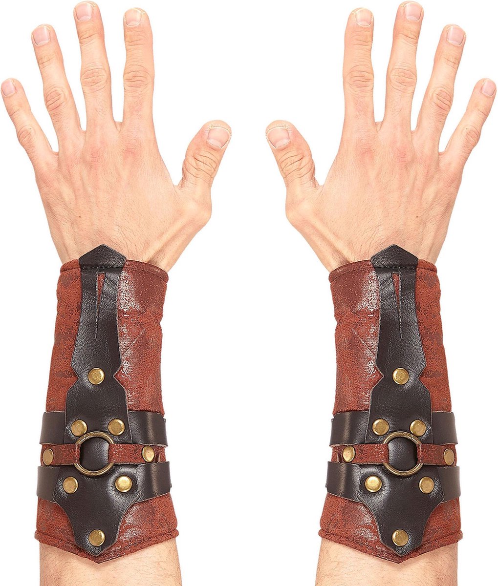 Lederlook armbedekking gladiator