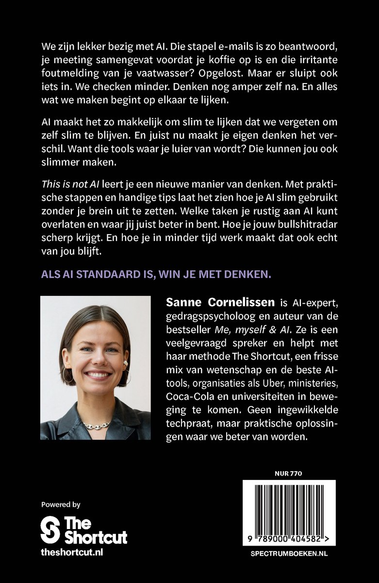 This is not AI - back cover