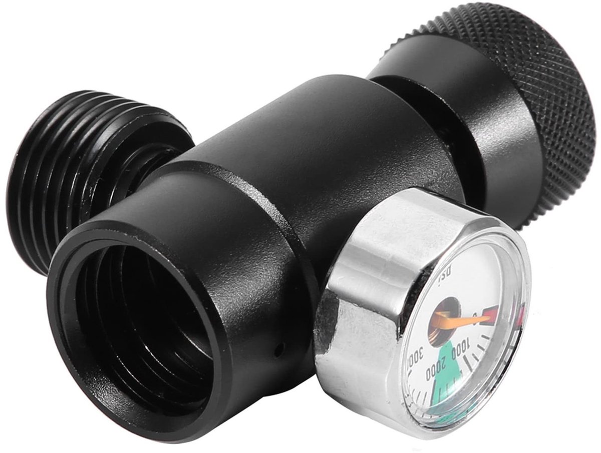 Vt products - CO2-adapter - Vuladapter - Hoogwaardige kwaliteit - Zwart - CO2-navuladapter - Perfect voor tanken - Compact formaat
