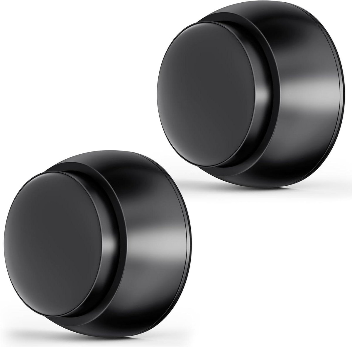 Deurstopper Muurbeschermer - Deurknop Stopper - Muur Beschermen - Veerschokabsorptie - 42 cm Diameter - Zwart