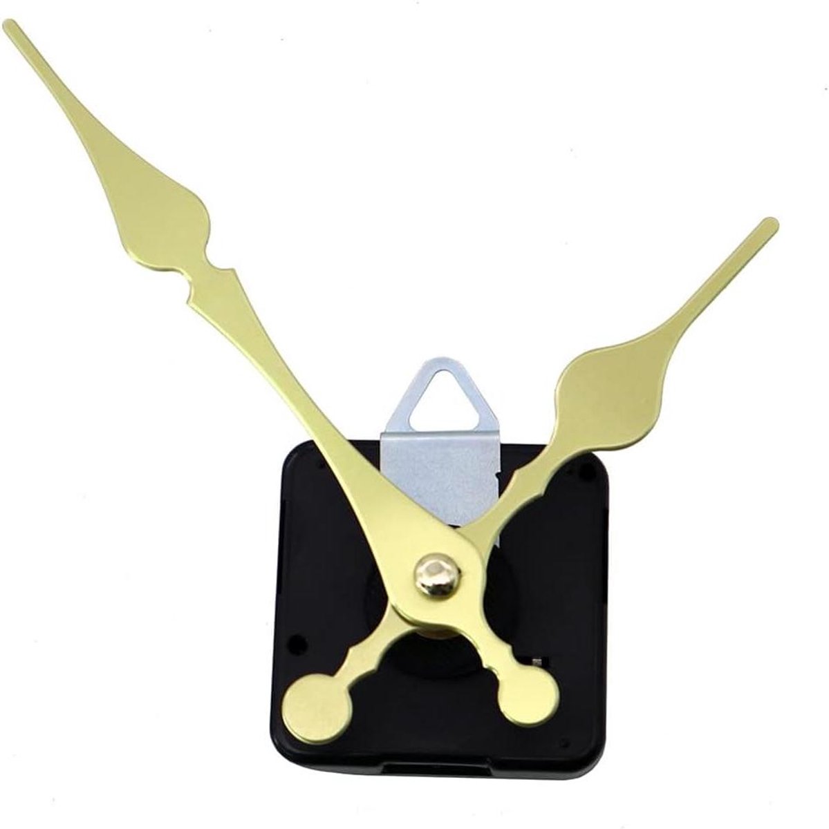 Kwarts Uurwerk Set - Klok Reparatie Onderdelen - Klokken Maken - Stille Scan Beweging - Schachtlengte 20mm - Zwart