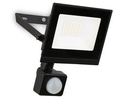 BRILONER Varo - LED Schijnwerper met bewegingssensor - voor buiten - IP65 - neutral wit licht - buitenverlichting - floodlight - 20W - 11 × 4 x 17 cm