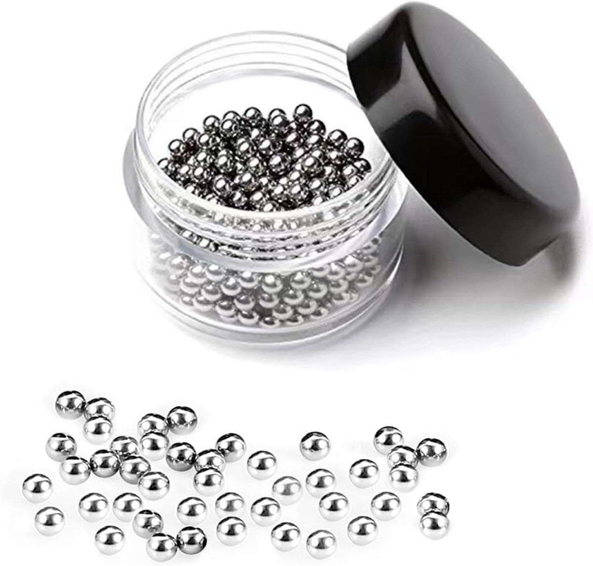 Cleaning Beads - 1000pcs - RVS Glasreinigingsballen - Wijnfles Carafe Glaswerk Schoonmaken