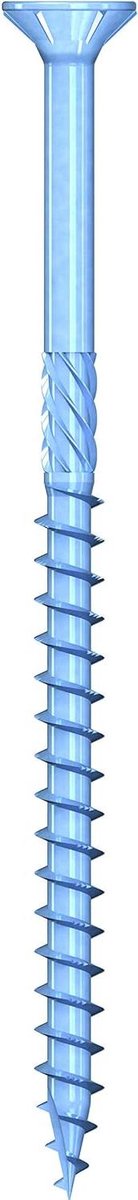 Houtbouwschroeven - Verzinkte schroeven - Constructie bevestigen - ETA-goedgekeurd - 50 stuks 8x240mm - Zilverkleurig