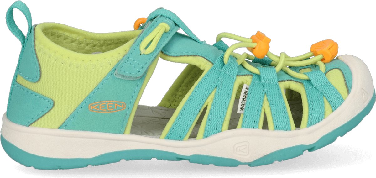Keen Moxie Younger Kids Sandalen Bright Aqua/Bright Marigold Blauw