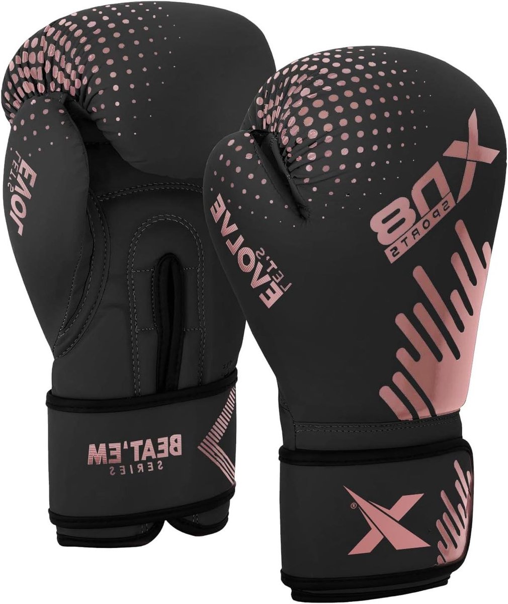 Bokshandschoenen - Vechtsport handschoenen - Training en Sparren - Anatomisch contourend ontwerp - 14oz - Roze