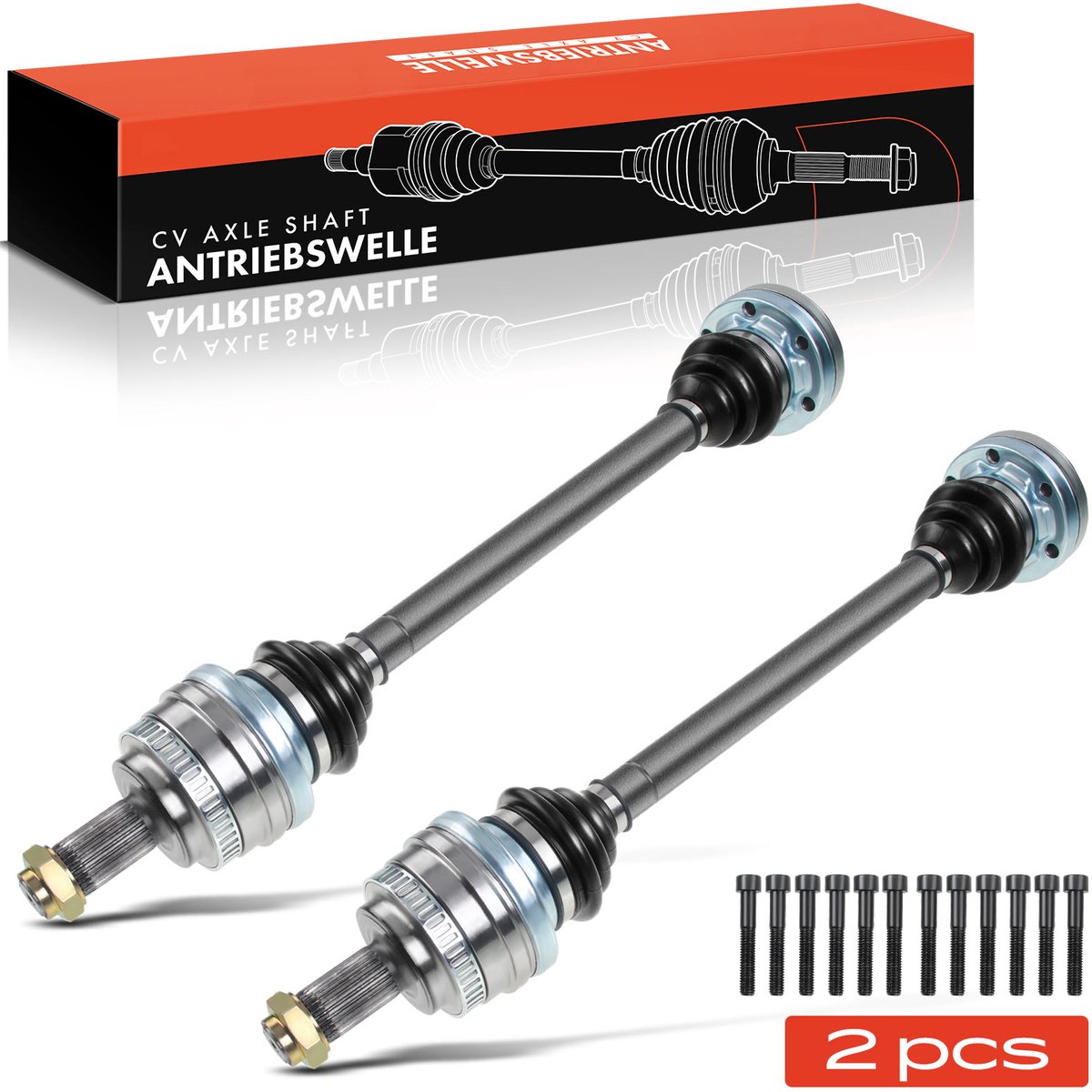 Frankberg 2x Aandrijfas Achteras voor BMW 3er E36